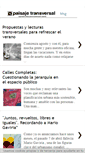 Mobile Screenshot of paisajetransversal.org
